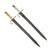 Original Set of Two Argentine Mauser M1891 Bayonets by WKC - One Aluminum & One Brass Grip Original Items