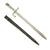 Original Set of Two Argentine Mauser M1891 Bayonets by WKC - One Aluminum & One Brass Grip Original Items