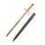 Original Set of Two Argentine Mauser M1891 Bayonets by WKC - One Aluminum & One Brass Grip Original Items