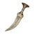 Original 19th Century Arabian Jambiya Dagger with Heavily Decorated Scabbard and Later Period Belt Original Items