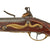 Original Excellent Dutch - German Brass Mounted Military Flintlock Pistol with Coat of Arms - dated 1750 Original Items