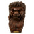 Original Napoleonic Pair of British Naval Carved Oak Lion’s Heads Removed from H.M.S. LION in 1837 Original Items