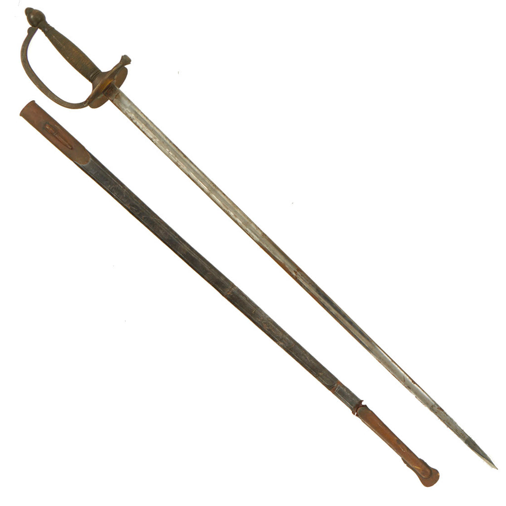 Original U.S. Civil War M-1840 Army NCO's Sword by C. Roby with Broken Scabbard - Dated 1865 Original Items