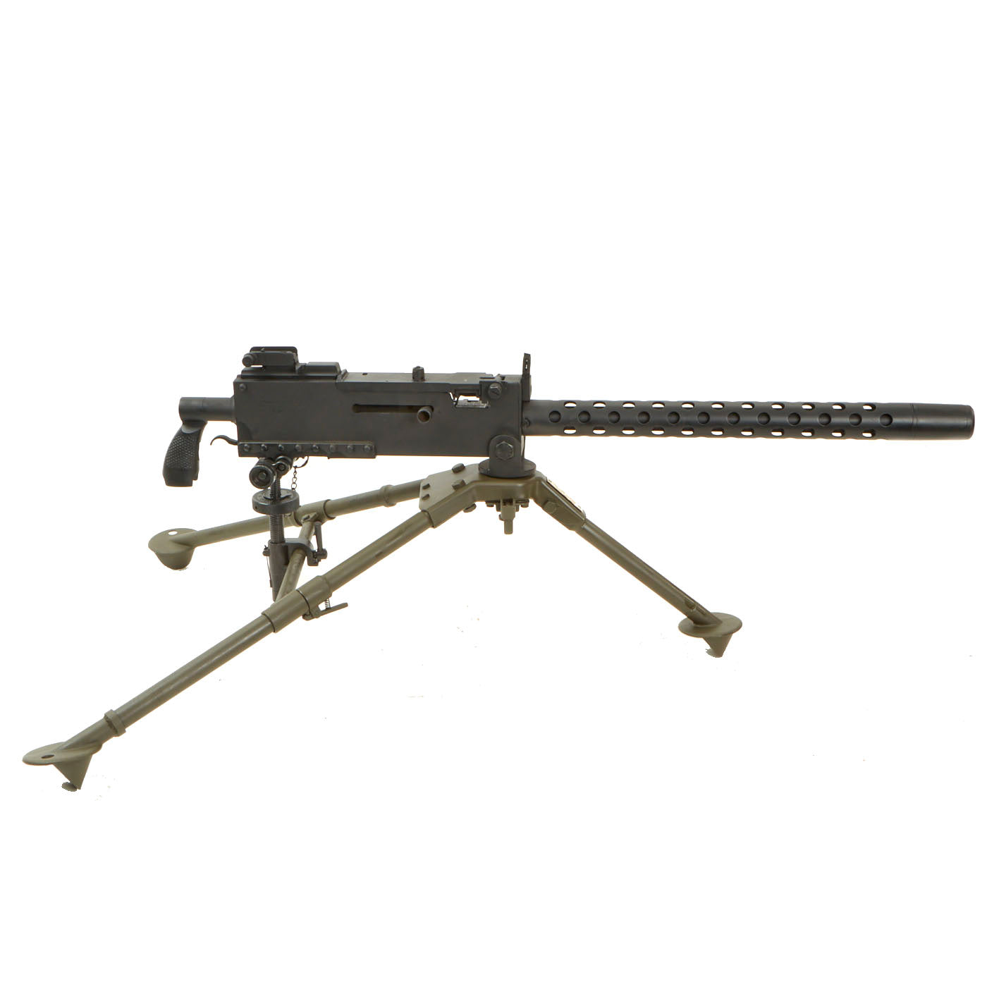 Original U.S. WWII Browning .30 Caliber 1919 Display Machine Gun 
