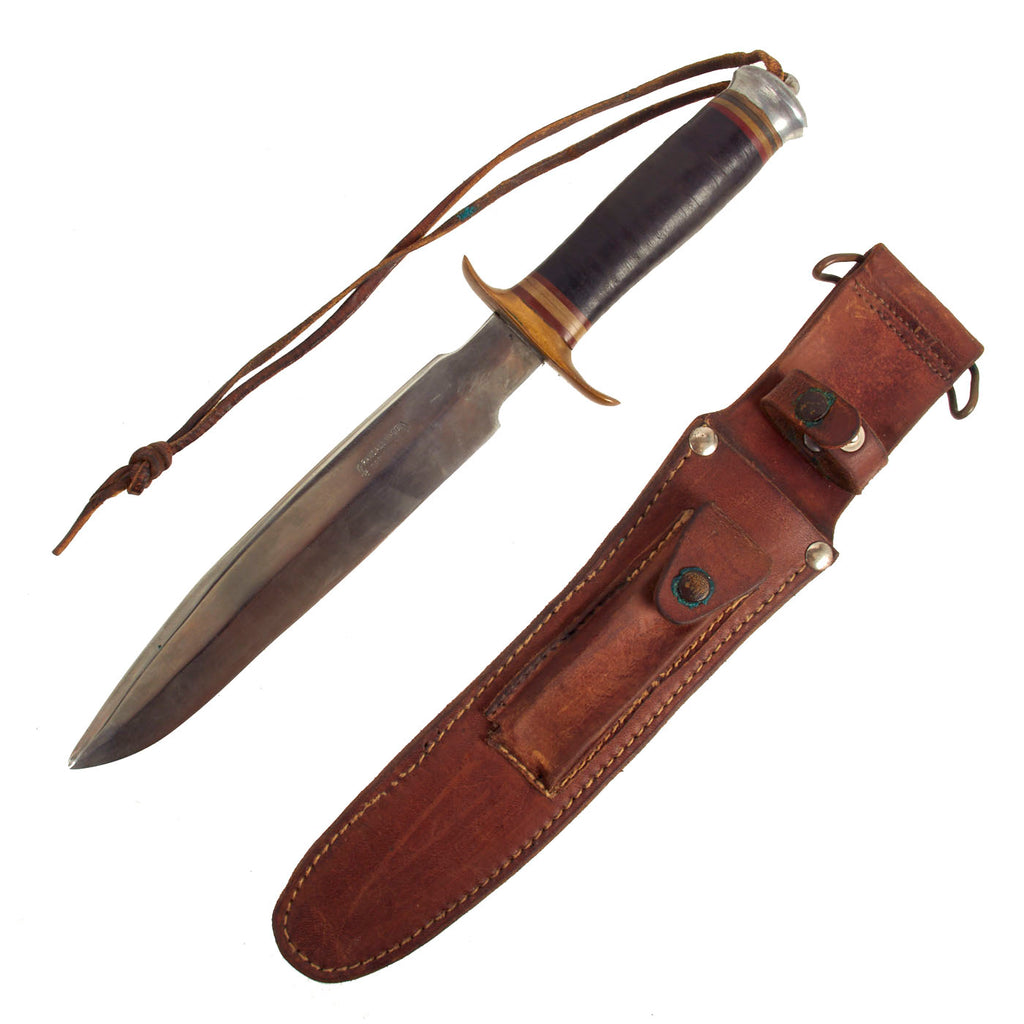 Original U.S. WWII Randall Model 1 “Springfield” Fighting Knife Circa 1943 with Original Sheath Original Items