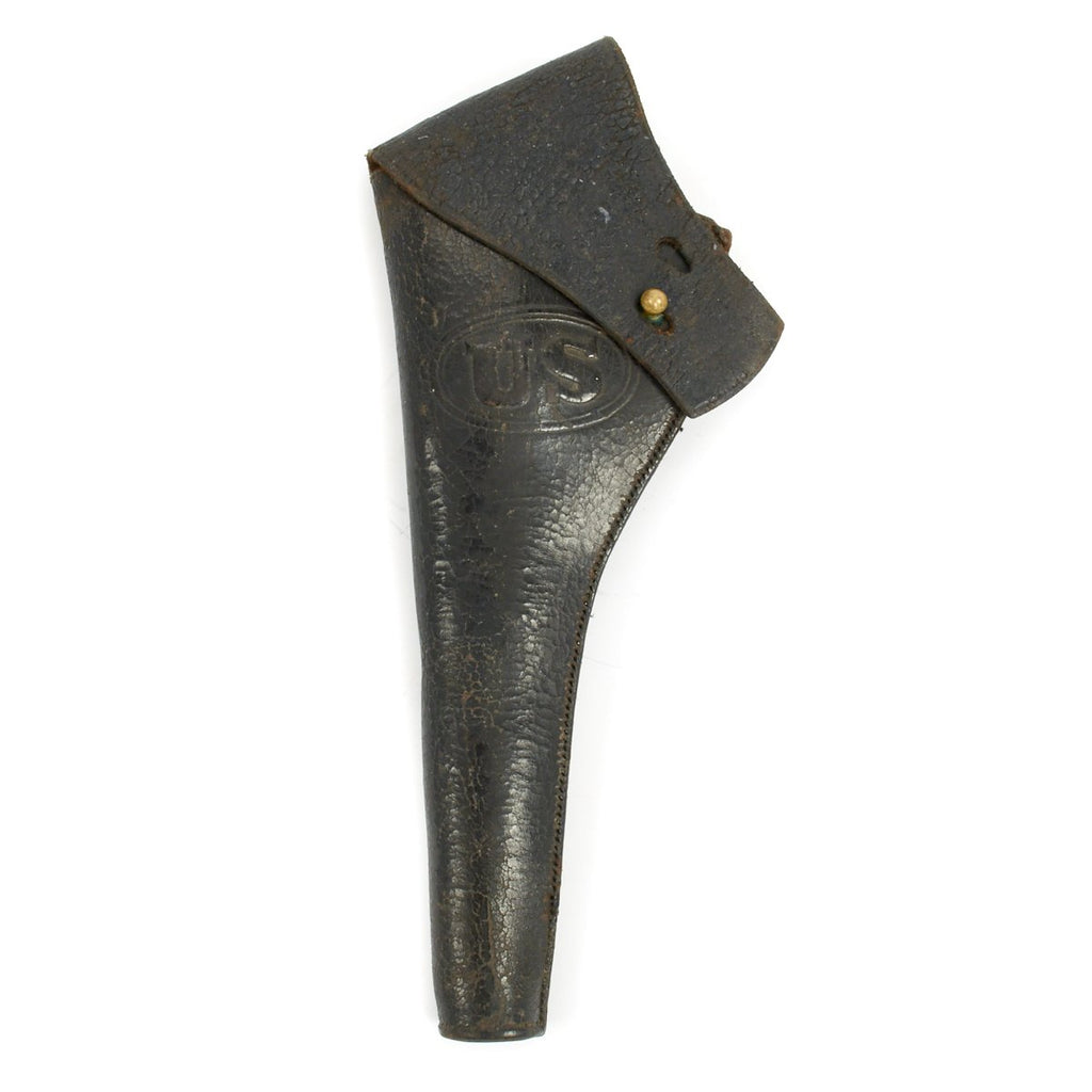 Original U.S. Army Model 1881 Leather Cavalry Holster for Colt SAA or S&W Frontier Revolvers Original Items