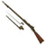 Original U.S. Springfield Trapdoor M1873/84 Rifle with Standard Ram Rod & Bayonet made in 1888 - Serial 389166 Original Items