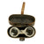 Original German WWI Officer Field Glasses in Late War Black Leather Case Original Items