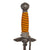 Original German WWII 2nd Model Luftwaffe Dagger by P.D. Lüneschloss with Scabbard, Partial Hanger, & Portepee Original Items