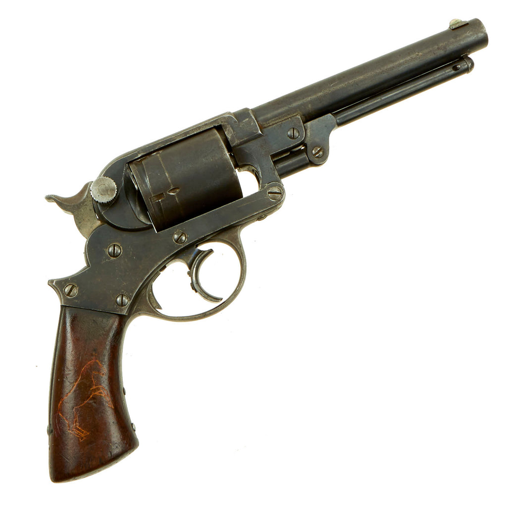 Original U.S. Civil War Starr Arms M1858 Double Action Army Revolver Converted to .45 Centerfire in Germany - Serial 346 Original Items