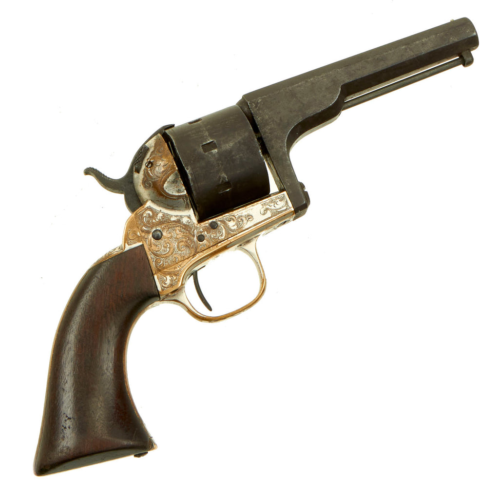 Original U.S. Civil War Moore 1860 Patent .32RF Brass Frame "Belt" Revolver Serial 2468 - As used by Cole Younger during Northfield Bank Robbery Original Items