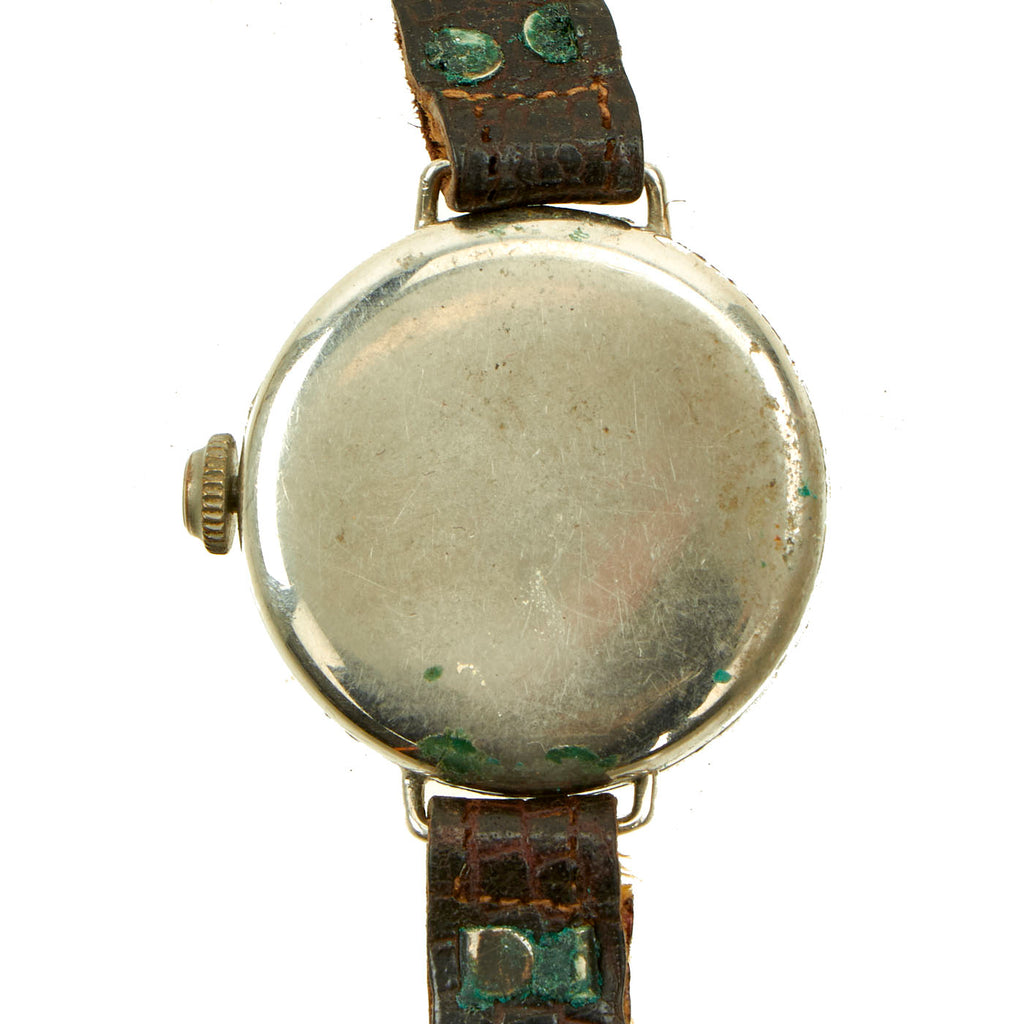 Original British WWI Officer's Trench Wrist Watch with Shrapnel Protec ...