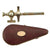 Original U.S. Champagne Corkscrew Tap in Leather Case marked to the Lexington Hotel in Chicago where Al Capone Lived - Circa 1925 Original Items