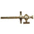 Original U.S. Champagne Corkscrew Tap in Leather Case marked to the Lexington Hotel in Chicago where Al Capone Lived - Circa 1925 Original Items