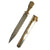 Original 19th Century Tibetan Ornate Silver Mounted Dagger with Scabbard - Circa 1850 Original Items