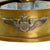 Original U.S. WWII Trench Art Ashtray w/ Sterling Senior Pilot Wings and Handcrafted Bell P-39 Airacobra Original Items
