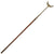 Original Late 18th Century Boxer Rebellion Chinese Qing Dynasty Gekken Crescent Head Pole Arm - 84" Long Original Items