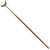 Original Late 18th Century Boxer Rebellion Chinese Qing Dynasty Gekken Crescent Head Pole Arm - 84" Long Original Items