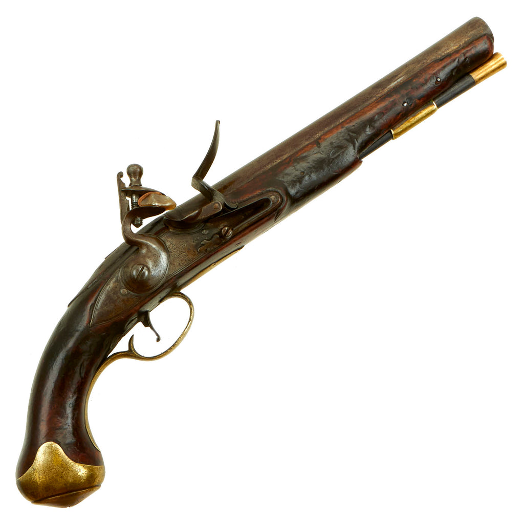 Original British 18th Century P-1759 Eliott Light Dragoon Flintlock Pistol by Vernon - dated 1760 Original Items