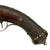Original French Double Barrel Turnover Percussion Pistol with Carved Wood Stock - Possibly Converted from Flintlock Original Items