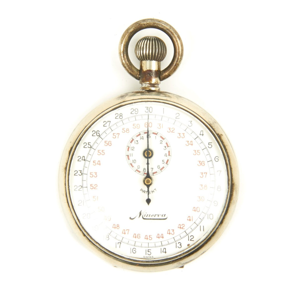 Original German Pre-WWII South Bavarian A.D.A.C. Stop Watch by Minerva - Fully Functional Original Items