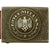Original German Pre-WWII Army Heer EM/NCO Pebbled Aluminum Belt Buckle by E. Schneider - dated 1937 Original Items