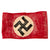 Original German WWII NSDAP Party Printed Cotton Armband Original Items