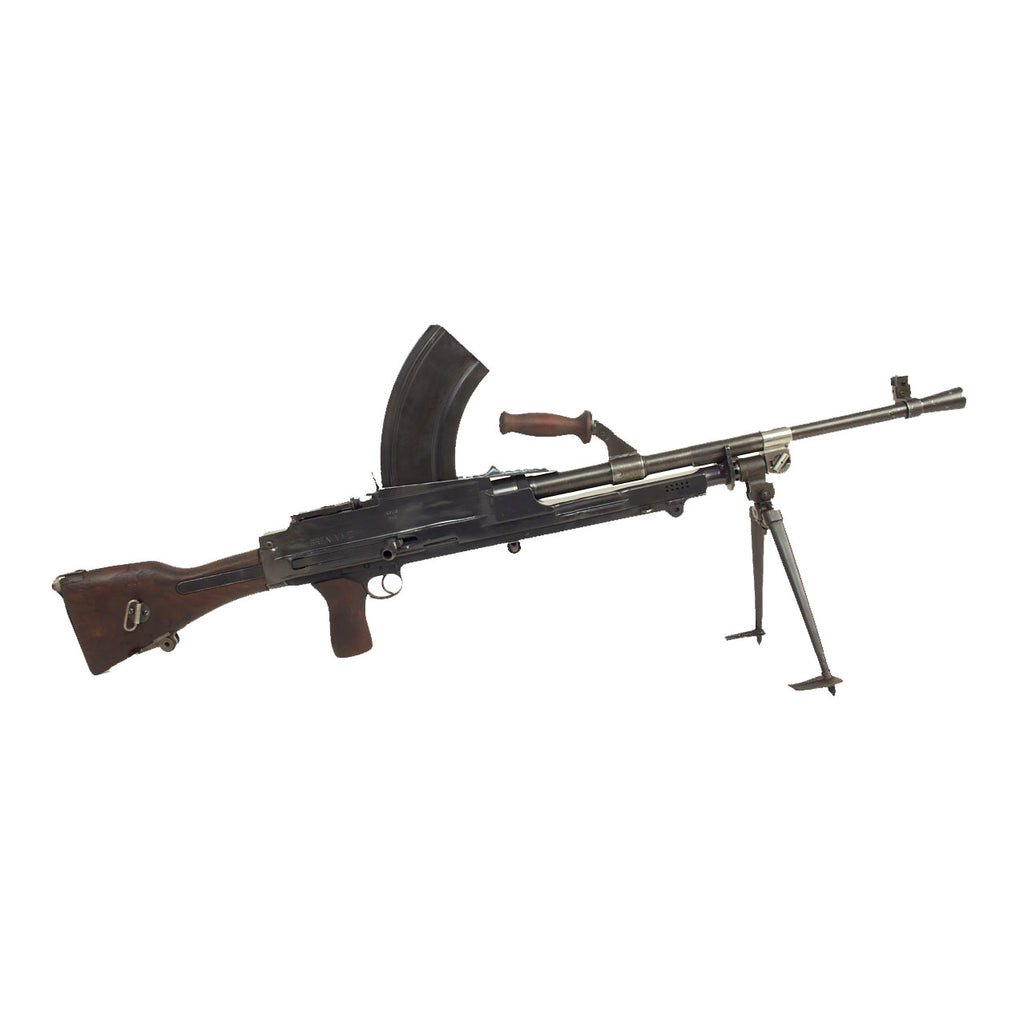 Original British WWII 1943 Dated Bren MkII Display Light Machine Gun by John Inglis Co. with Magazine Original Items