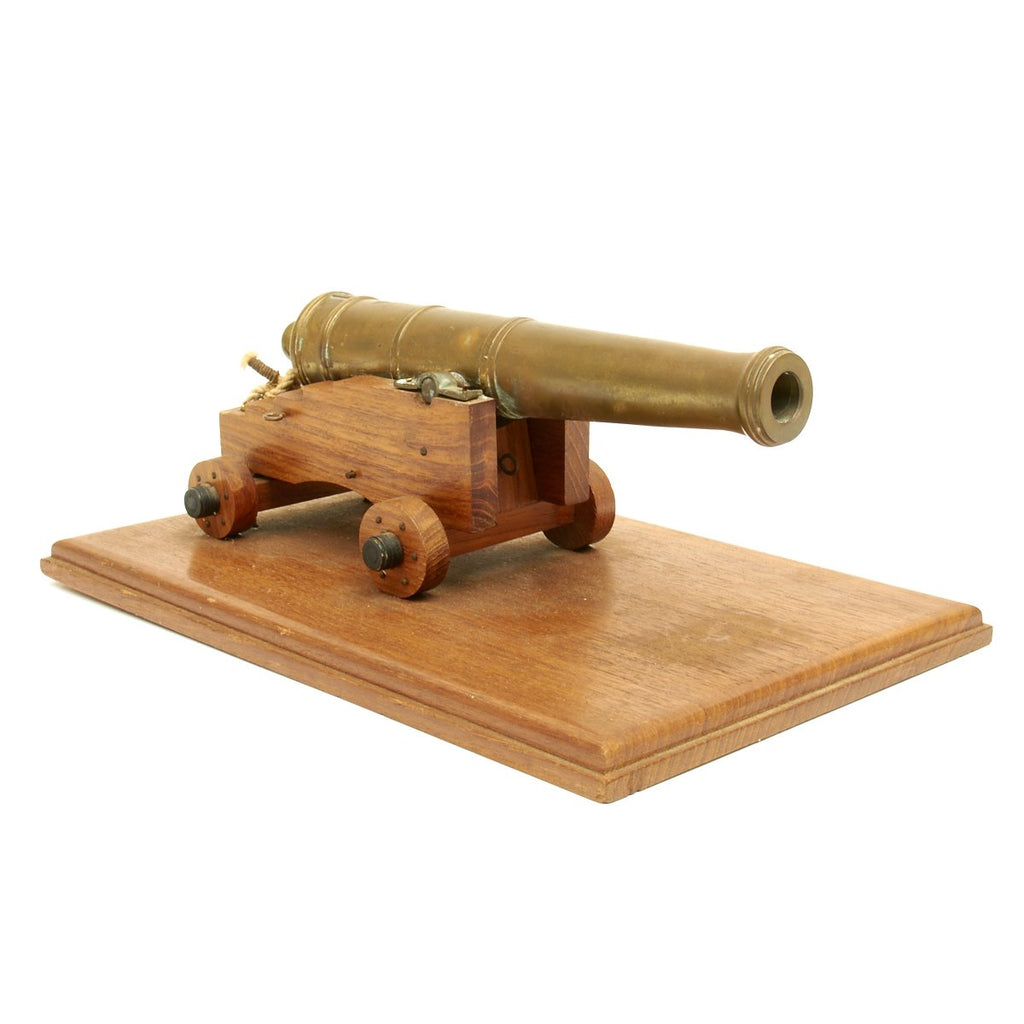 Original Antique Scale Model of a Bloomfield Style Napoleonic Era Bronze Cannon Original Items