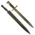 Original U.S. Pre-WWI M1892 Bayonet and Scabbard for Springfield Krag-Jørgensen Rifles - dated 1901 Original Items