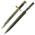 Original U.S. Pre-WWI M1892 Bayonet and Scabbard for Springfield Krag-Jørgensen Rifles - dated 1901 Original Items