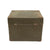Original U.S. WWII - Korean War Era Aluminum Portable Officers’ M41 “Outfit” Field Mess Set in Transit Chest - By Texas Trunks Original Items