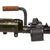 Original German WWII Rheinmetall Romanian ST-61 MG 15 Water Cooled Display Gun with Saddle Drum Magazine & Shoulder Stock Original Items