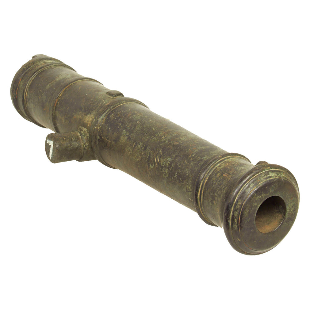 Original British 18th Century 1 Pounder Falconet Bronze Cannon Original Items