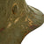 Original German WWII M42 Army Heer Concrete Camouflage Helmet Shell with Liner Band - stamped EF68 Original Items