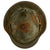 Original German WWII M42 Army Heer Concrete Camouflage Helmet Shell with Liner Band - stamped EF68 Original Items