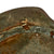 Original German WWII M42 Army Heer Concrete Camouflage Helmet Shell with Liner Band - stamped EF68 Original Items