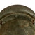 Original German WWII M42 Army Heer Concrete Camouflage Helmet Shell with Liner Band - stamped EF68 Original Items