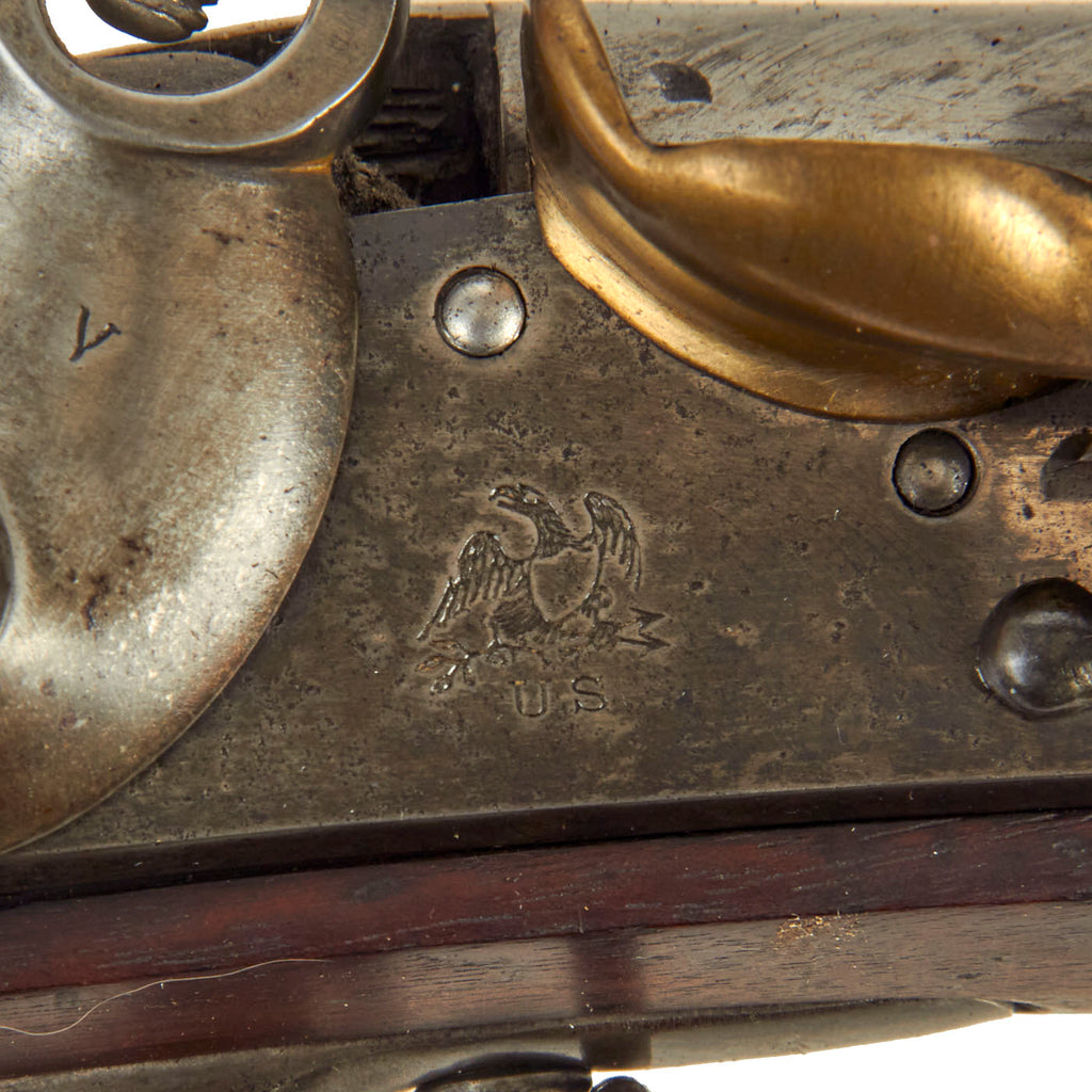 Original U.S. Springfield Model 1840 Flintlock Musket by Springfield A ...