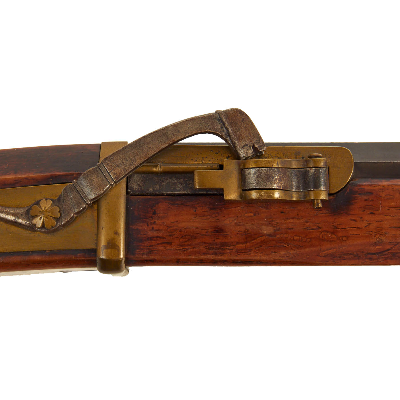 Original Japanese Edo Period Matchlock Tanegashima Musket with Ball Tr ...
