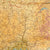 Original U.S. WWII Airborne "Zones of France" D-Day Silk Map - Dated March 1944 - WEA Western European Area Original Items