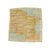 Original U.S. WWII Airborne "Zones of France" D-Day Silk Map - Dated March 1944 - WEA Western European Area Original Items