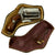 Original French 7mm Pinfire Engraved Pocket Pepperbox Revolver in Leather Case Named to Miss Bessie Colvin of El Paso, Texas - circa 1875-1885 Original Items