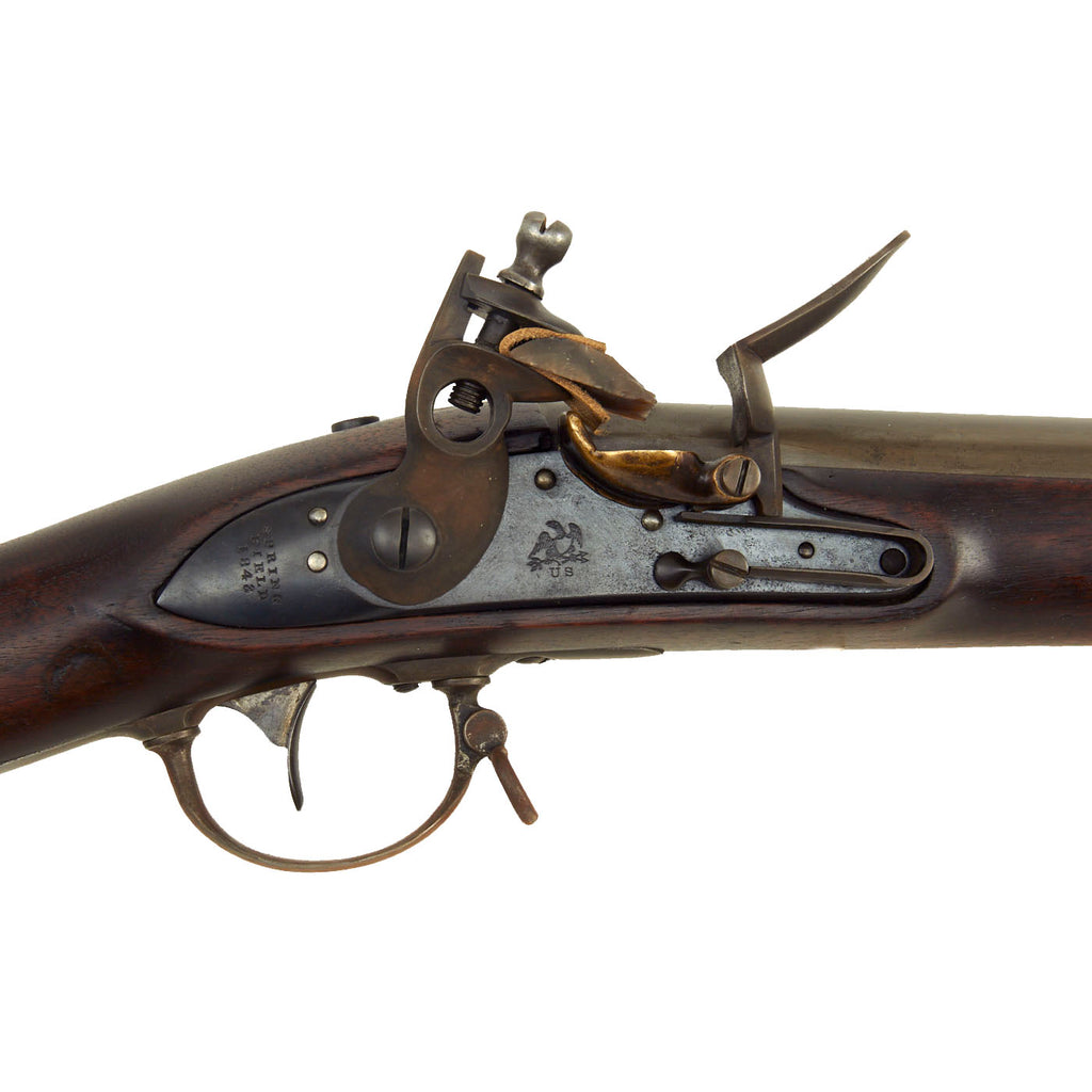 Original U.S. Springfield Model 1840 Flintlock Musket by Springfield A ...