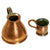 Original Set of Two 19th Century British Copper Measures marked to E.R.A. Mess - Smaller Also Marked R.N.Y. Original Items