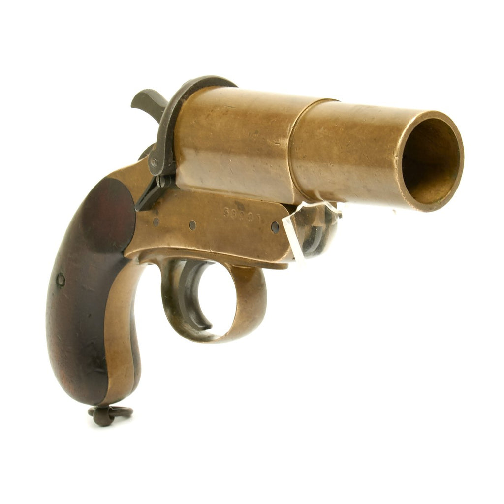 Original British WWI 1916 MkIII Cogswell & Harrison Brass Flare Gun Original Items