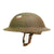 Original U.S. WWI M1917 Refurbished Camouflage Named Helmet 82nd Division - All American Original Items