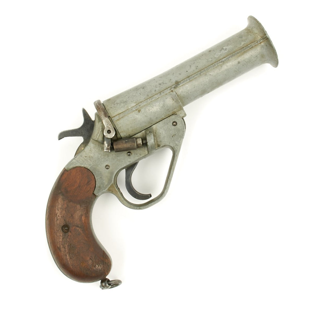 Original Canadian WWII Zinc Webley No 1 Mk V Flare Signal Pistol Original Items