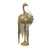 Original Persian Gold & Silver Inlaid Qajr Kulah Khud Peacock Head Crest War Helmet circa 1790-1820 Original Items