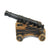 Original British Georgian Era Small Iron Naval Cannon with Wheeled Wood Carriage c.1800 Original Items